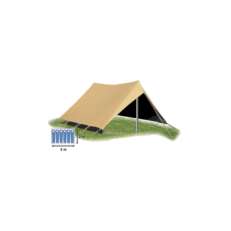 Double-toit - tente Patrouille - 6 places