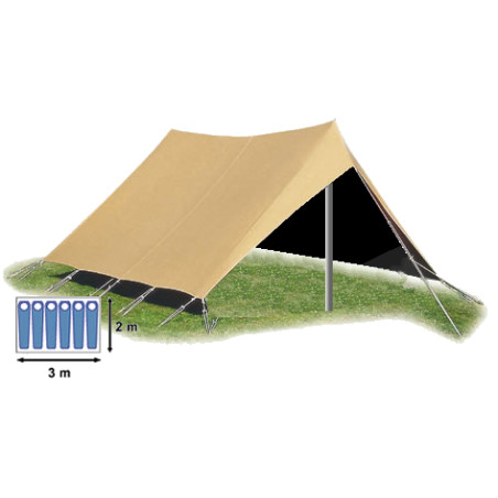 Double-toit - tente Patrouille - 6 places - CARRICK France