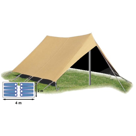 Double-toit - tente Eurojam - 8 places - CARRICK France