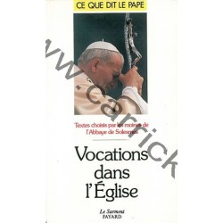 Vocations dans l'Eglise