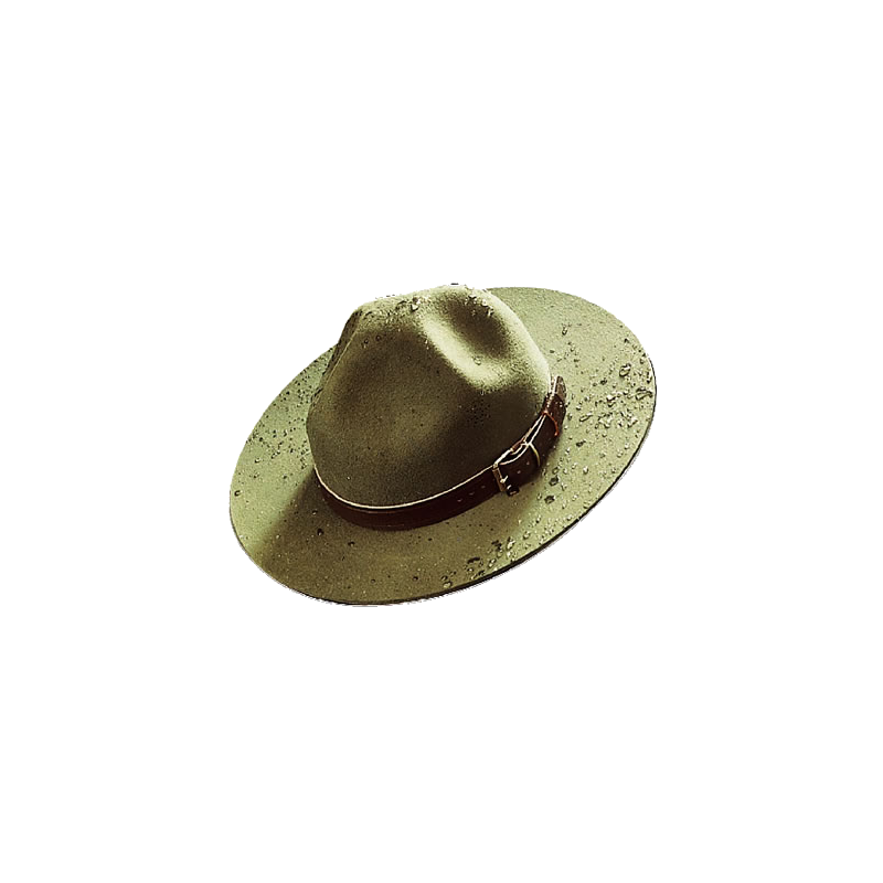 Chapeau 4 bosses kaki