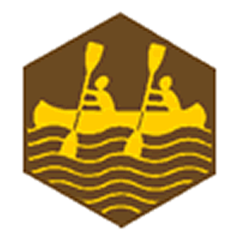 Badge éclaireur GSE - rivières et lacs - CARRICK France