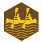 Badge éclaireur GSE - rivières et lacs Badge éclaireur GSE - rivières et lacs