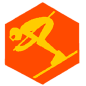 Badge éclaireur GSE - ski