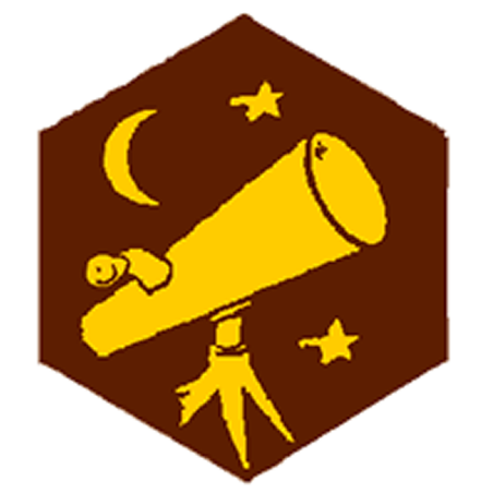 Badge éclaireur GSE - astronomie - CARRICK France
