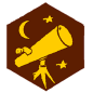 Badge éclaireur GSE - astronomie Badge éclaireur GSE - astronomie