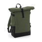 Sac à dos urban vert - rabat enroulable