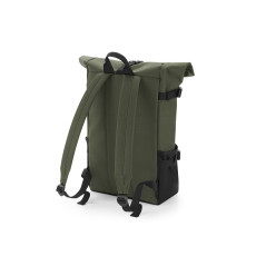 Sac à dos urban vert - rabat enroulable