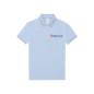 Polo ciel "GSE" femme