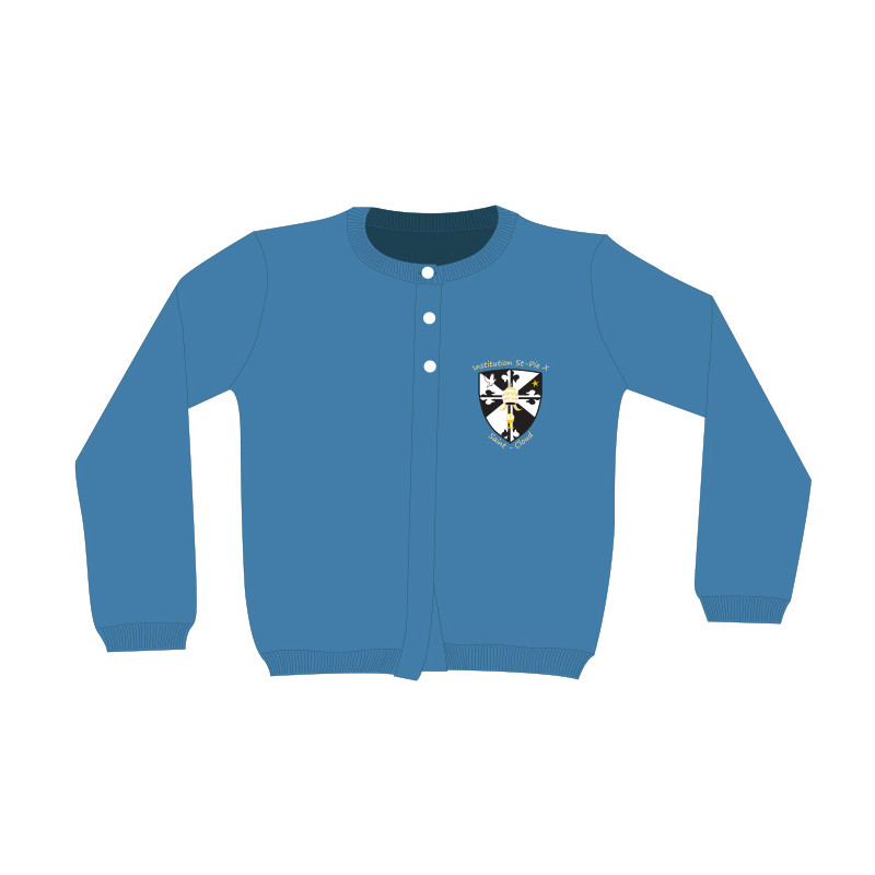 Gilet brodé Saint Pie X Gilet brodé Saint Pie X